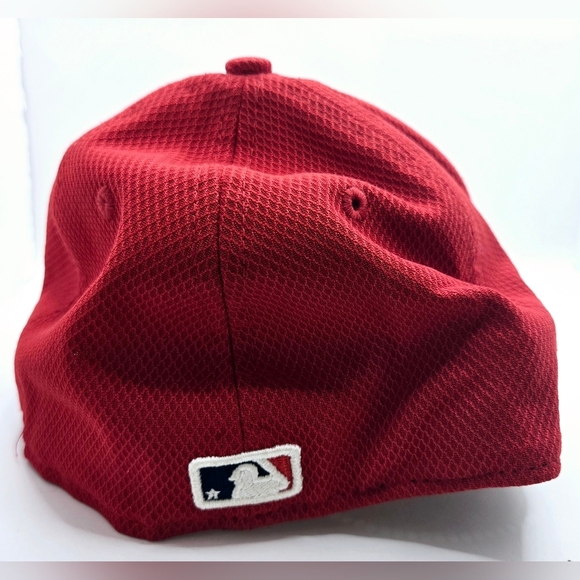 New Era 59Fifty Los Angeles Angels Anaheim MLB Hat/Cap fitted Sz 7 1/2 On Field - Picture 5 of 8
